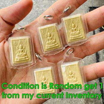Waterproof Somdej Chinnaraj Buddha Great Wealth Lingdam Be2533 Thai Amulet 18724
